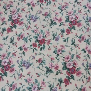 VTG Waverly Floral Yellow Floral Fabric FAIRHAVEN BRIGHT 4.8 Yards Cottagecore